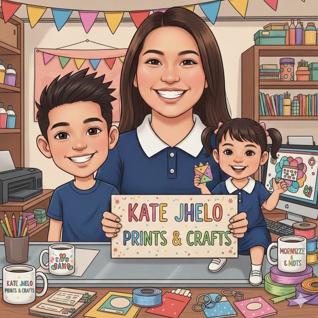 Maricar Atienza, founder of Kate Jhelo Prints & Crafts